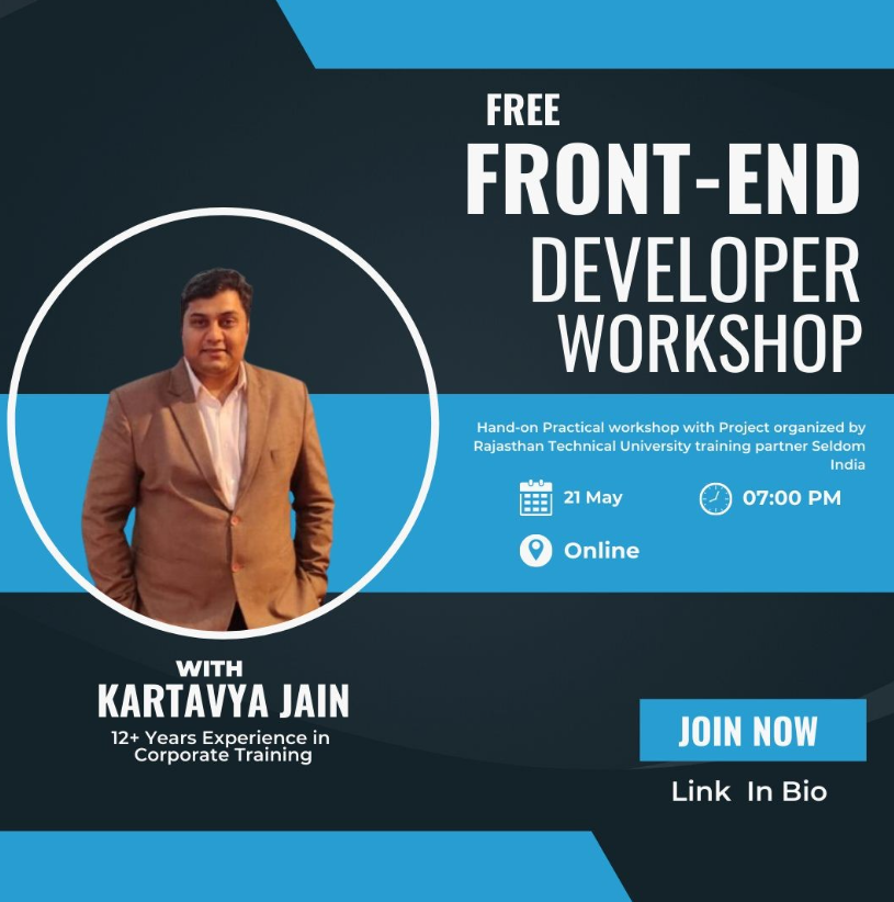 Read more about the article How To Be Front – END Developer By RTU training partner Seldom India