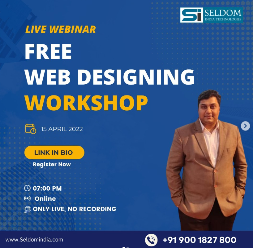 Read more about the article Web Designing By RTU training partner Seldom India