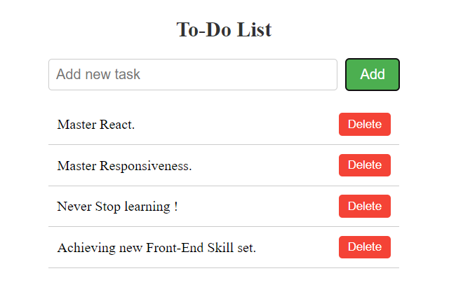 Read more about the article Building a Modern ToDo List with React